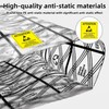 EOWVISN 20 Anti-Static Grid Bags And 20 Anti-Static Label Stickers,