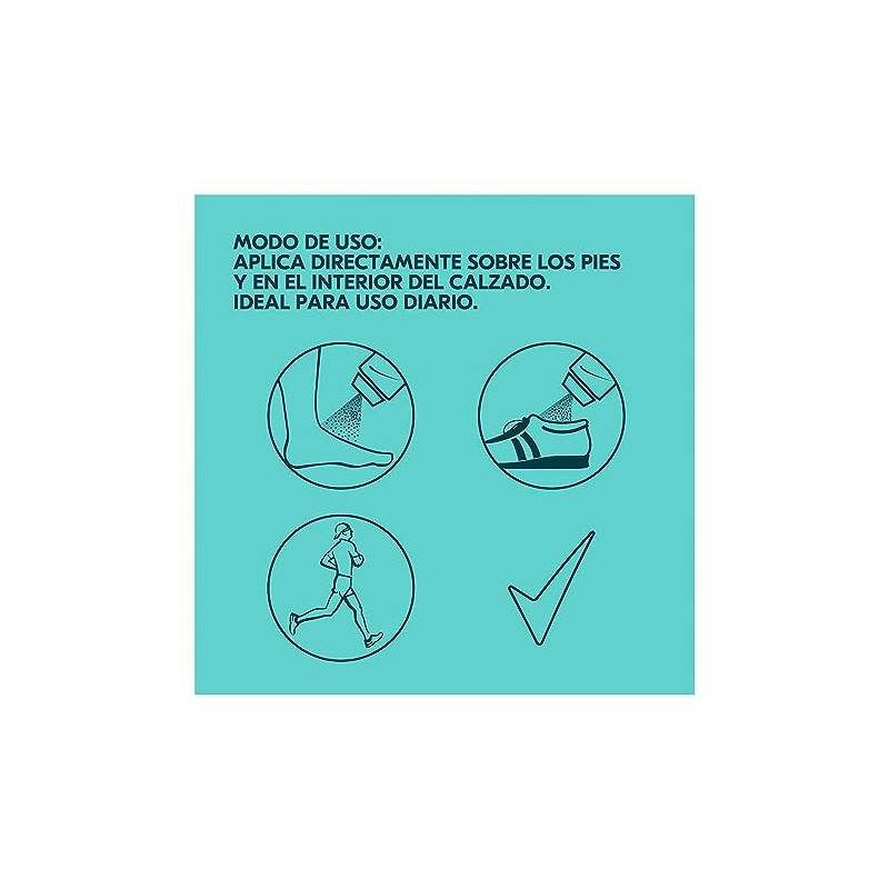 Talco Desodorante para Pies REXONA Efficient Fresh, 200 g