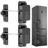 WILNIRY 2 Pcs Refrigerator Fridge Freezer Door Lock with Password,