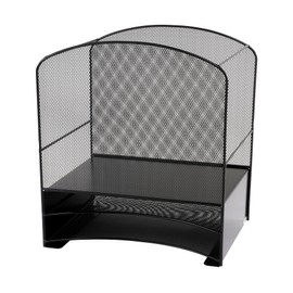 Safco Products 3260BL Onyx Mesh Hanging File with 2 Horizontal Sorters, Black