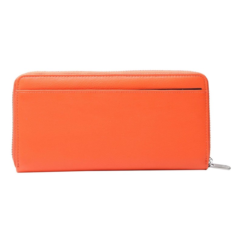 Esquire Viktoria Zip Around Wallet Flame Orange, Flame orange, Classic