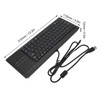 Industrial Keyboard Touchpad Wired Connection X Scissor Foot Plug and
