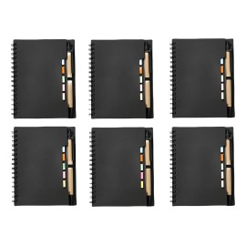 6 Piezas Libreta Ecologica Con Notas Adheribles Esquela