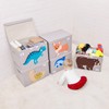 CLCROBD Foldable Large Kids Toy Chest with Flip-Top Lid, Collapsible