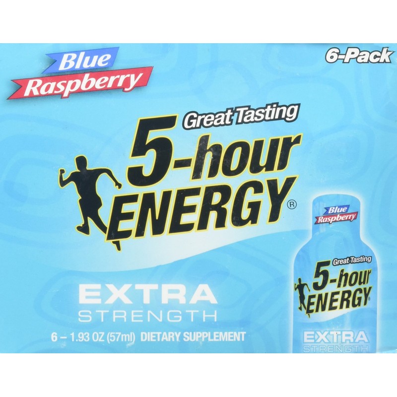 5 Hour Energy Extra Strength Blue Raspberry - Pack of