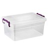 Asude 10L 20L 30L Plastic Storage Box Container Boxes Lid Handles Home Office (10L)