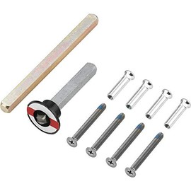 FSB 0 05 0577 08501 0000 Handle Accessories AGL for Toilet Fittings with Display Plate Accordant to ÖNORM Door Thickness 39-58 mm Galvanised Steel 10 Pieces Silver