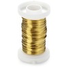 Gütermann/KnorrPrandell 6468845 - Filo Arrotolato, 0,6mm, Colore: Ottone