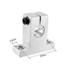 sourcing map 4PCS SK12 Aluminum Linear Motion Rail Clamping Rod