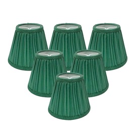 Royal Designs, Inc. CS-1059-5GR-6 Designer Mushroom Pleat Empire Chandelier Lamp Shade, 3 x 5 x 4.5, Green, 6-Pack