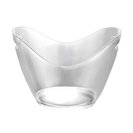 Morningplace Acrylic Wine Champagne Cooler Barrel Clear Party Large Capacity 2.8 gal (8 L) (1 Piece)