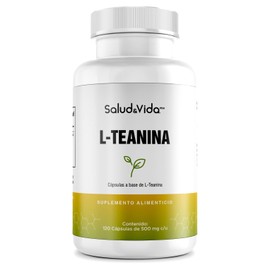 L-Teanina 200mg - 120 Cápsulas - Salud & Vida MX