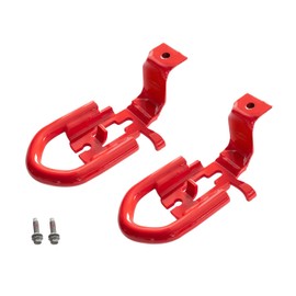 Blue Oval Industries OEM M-18954-RA Red Front Tow Hooks Pair Made for Ranger 2019-2023
