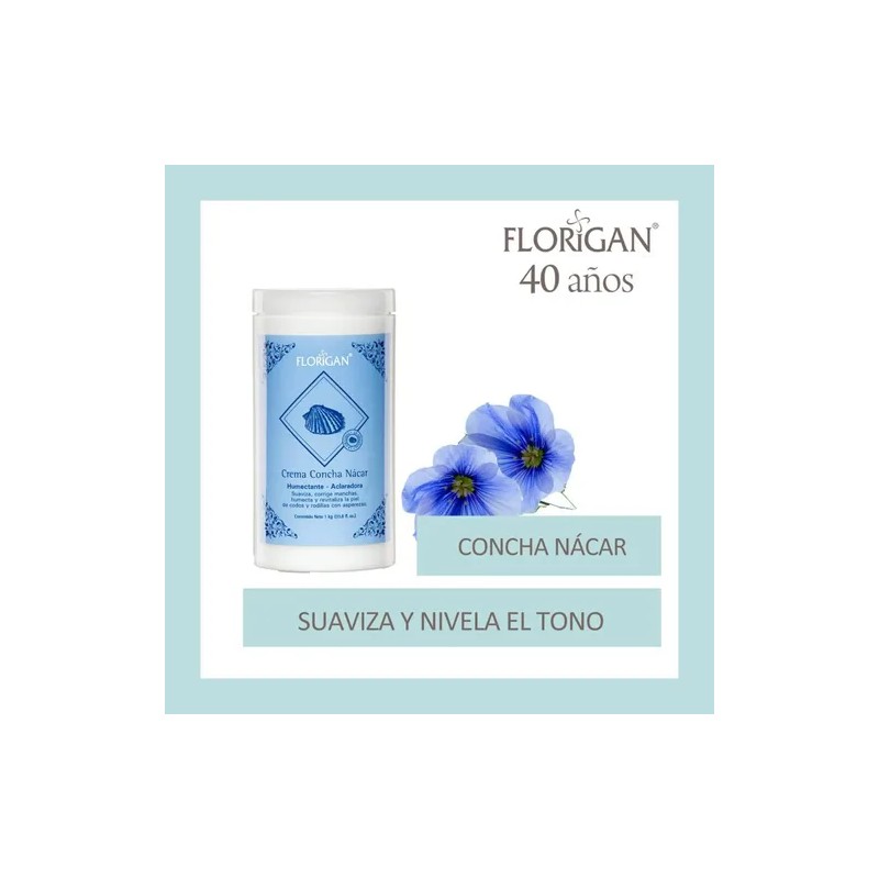 Crema Aclaradora Concha Nácar Florigan® 1kg..
