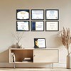PETAFLOP Wooden 8.5 x 11 Picture Frame Set of 18,