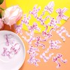 BOXOB 240pcs Pink Bow Confetti, Coquette Pink Bow Birthday Decorations