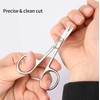 Nail Scissors Cuticle Scissors Stainless Steel Curved Tip for Baby