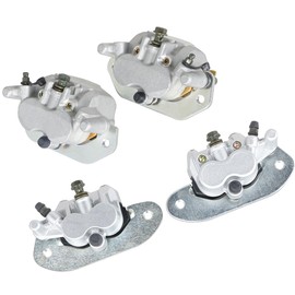 Thomletha Front Rear Brake Calipers with Pads Replacement for Yamaha Viking YXM700 VI YXC700 YXM700 2014-2021 1XD-2580T-00-00