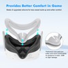 Tyasoleil VR Silicone Case for Meta Quest 3S, Design Upgraded