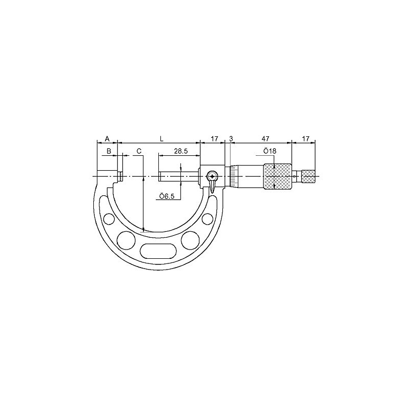 CNC Quality Outside Micrometer 75 – 100 mm