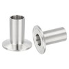 PATIKIL Stainless Steel 304 Sanitary Fitting, 2pcs Long Weld Clamp