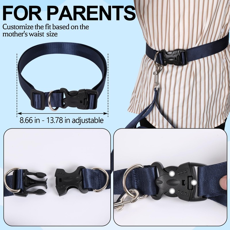 Secure Waist Leash Harness for Big Kids with Adjustable Tether