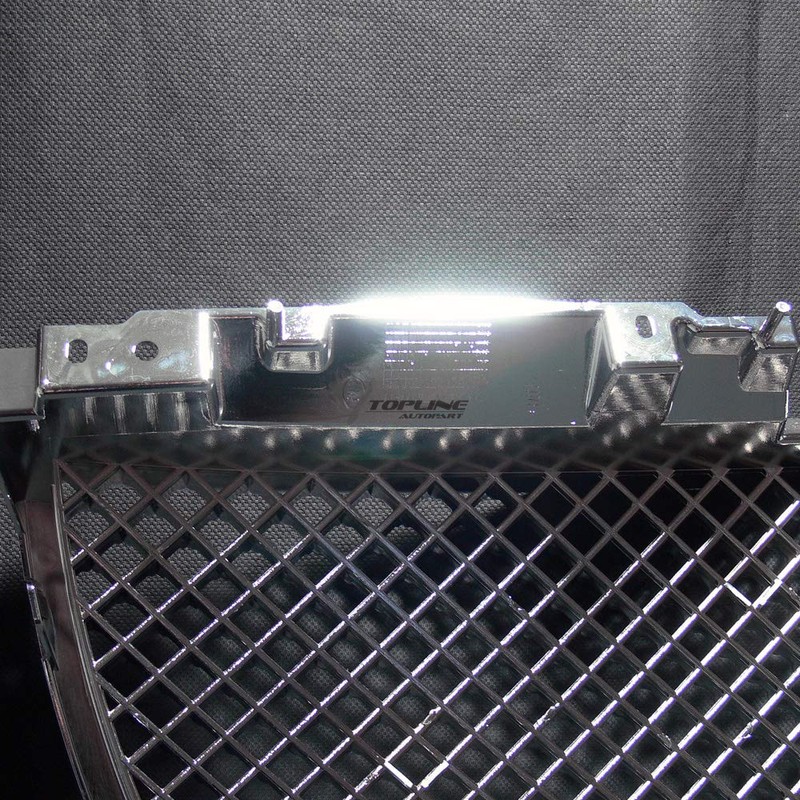 TLAPS 7422438780799 Compatible With 2007-2014 GMC Yukon/XL/Denali Chrome Mesh Front