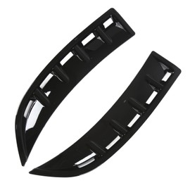 Front Bumper Spoiler Canard Glossy Black for CLA C118/X118 AMG Line 2020+