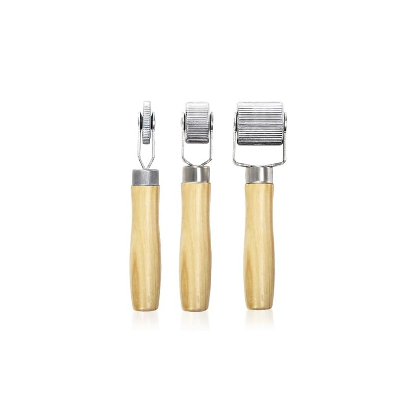Set of 3 Different Size Car Sound Deadening Roller, Metal