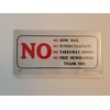 No Junk Mail Sign (Aluminum Sign)