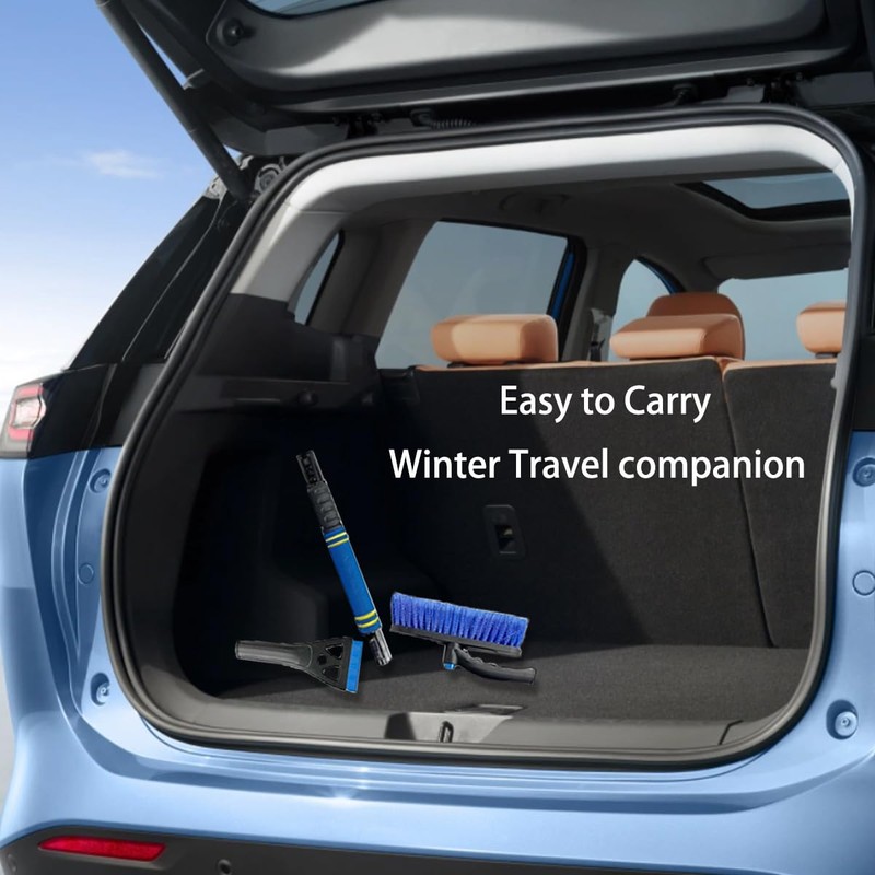 Extendable Snow Brush & Ice Scraper for Car Windshield –