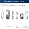 Front Load Washer Tub Ball Bearings Washing Machine Bearing Kit