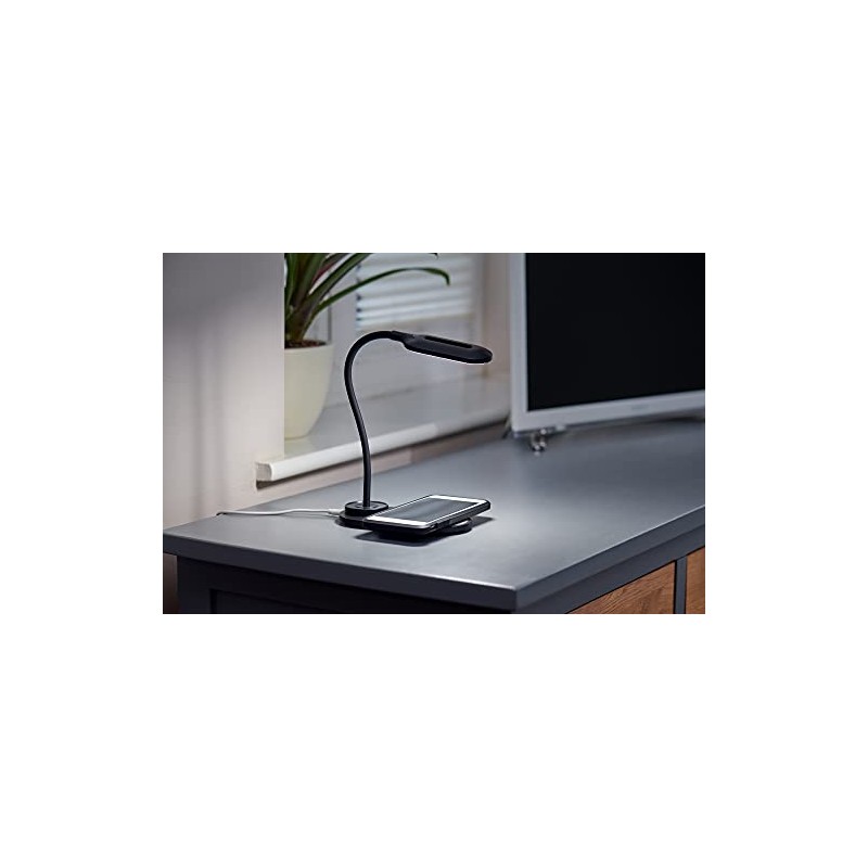 Auraglow LED Flexible Neck Desk Lamp with 3 Colour Modes