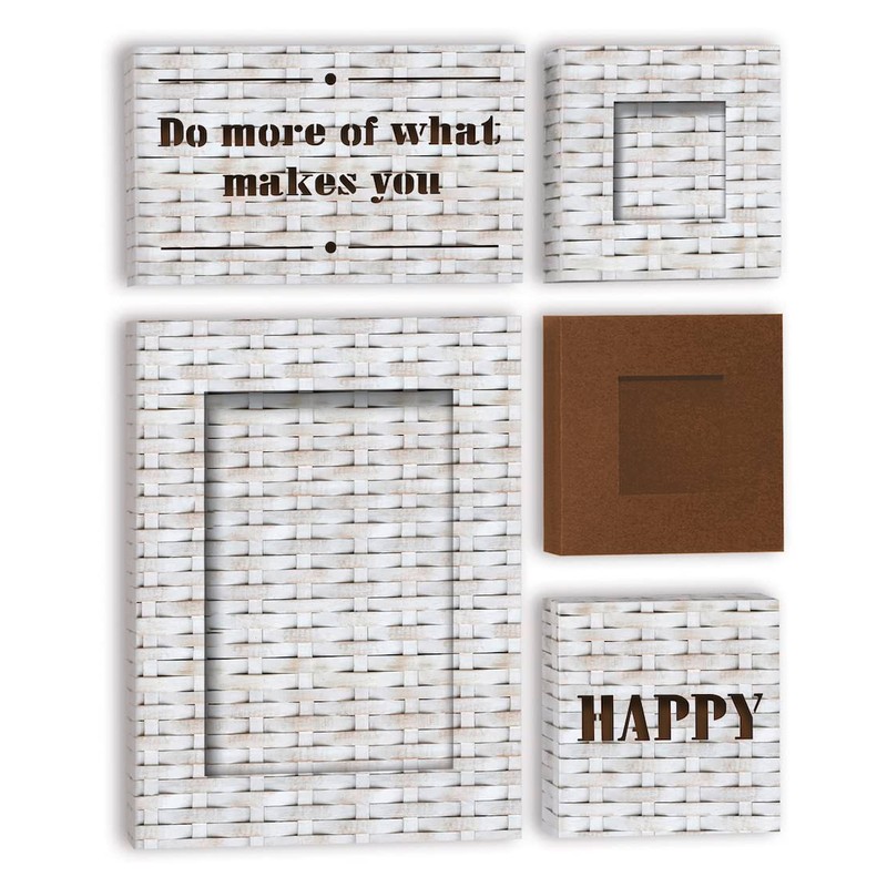 Ursus Happy 28500002 Picture Frame Set 5 in Three Different