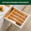 Bellsal Utensil Organizer 10 Inch Silverware Tray for Drawer Utensil