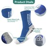 ZXOLDZX 2/4/6 Pairs Men's Soccer Socks Grip Pads Non Slip