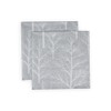 Winter Trees Silver & White Luncheon Napkins - 20 Per