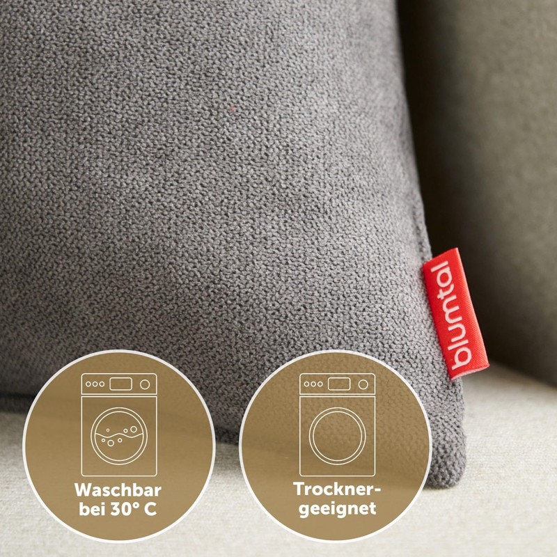 Blumtal Chenille Cushion Cover - Cuddly Sofa Cushion with Hidden