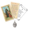 St Gerard Medal For Fertility - Laminated St Gerard Prayer