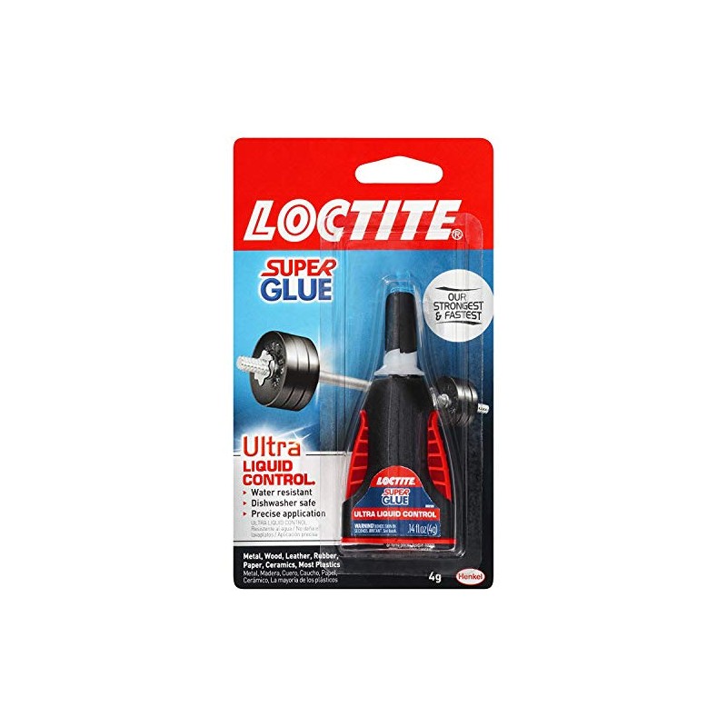 Loctite 1647358 Liquid Super Glue, Clear, 0.14Oz, 1/Ea