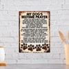 Shawprint MY DOG'S BEDTIME PRAYER RETRO STYLE METAL TIN SIGN/PLAQUE