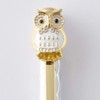 Royal Arden Ballpoint Pen Owl 3 Black 13.5cm Glitter Owl