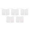 10Pcs TENS Unit Replacement Pads Rectangular Reusable Electrode Patches for
