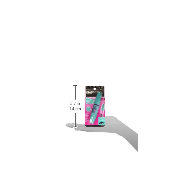 Maybelline New York Volume Express Mega Plush Washable Mascara, Very