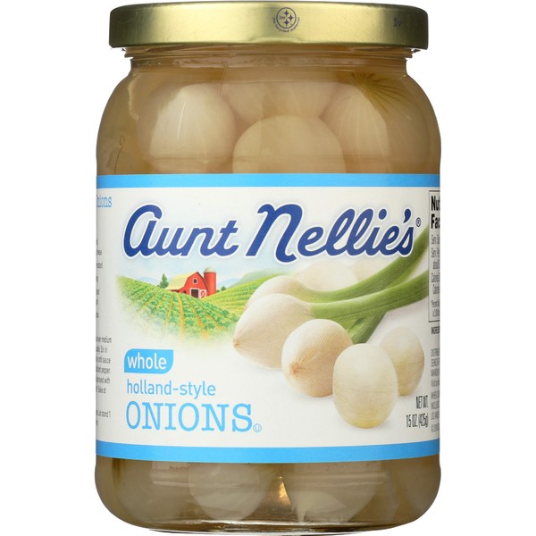 Aunt Nellie's Whole Holland-Style Onions, 15 oz