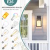 MAXvolador Outdoor Wall Sconce, Large Exterior Waterproof Wall Lantern Light