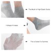 Men's Toe Socks, 5 Pairs Cotton No Show Low Cut