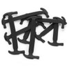 80pcs Silicone Lazy Shoelaces Elastic Black No Tie Shoe Laces