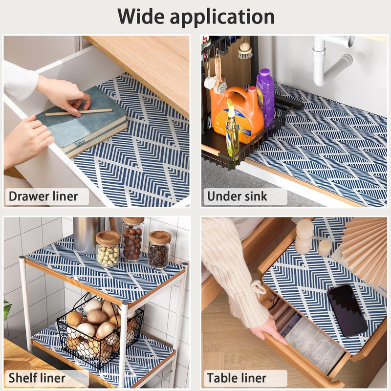 Cohoo Home Shelf and Drawer Liner Non Adhesive Non Slip
