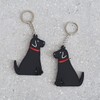 Sweet William Black Labrador Keyring